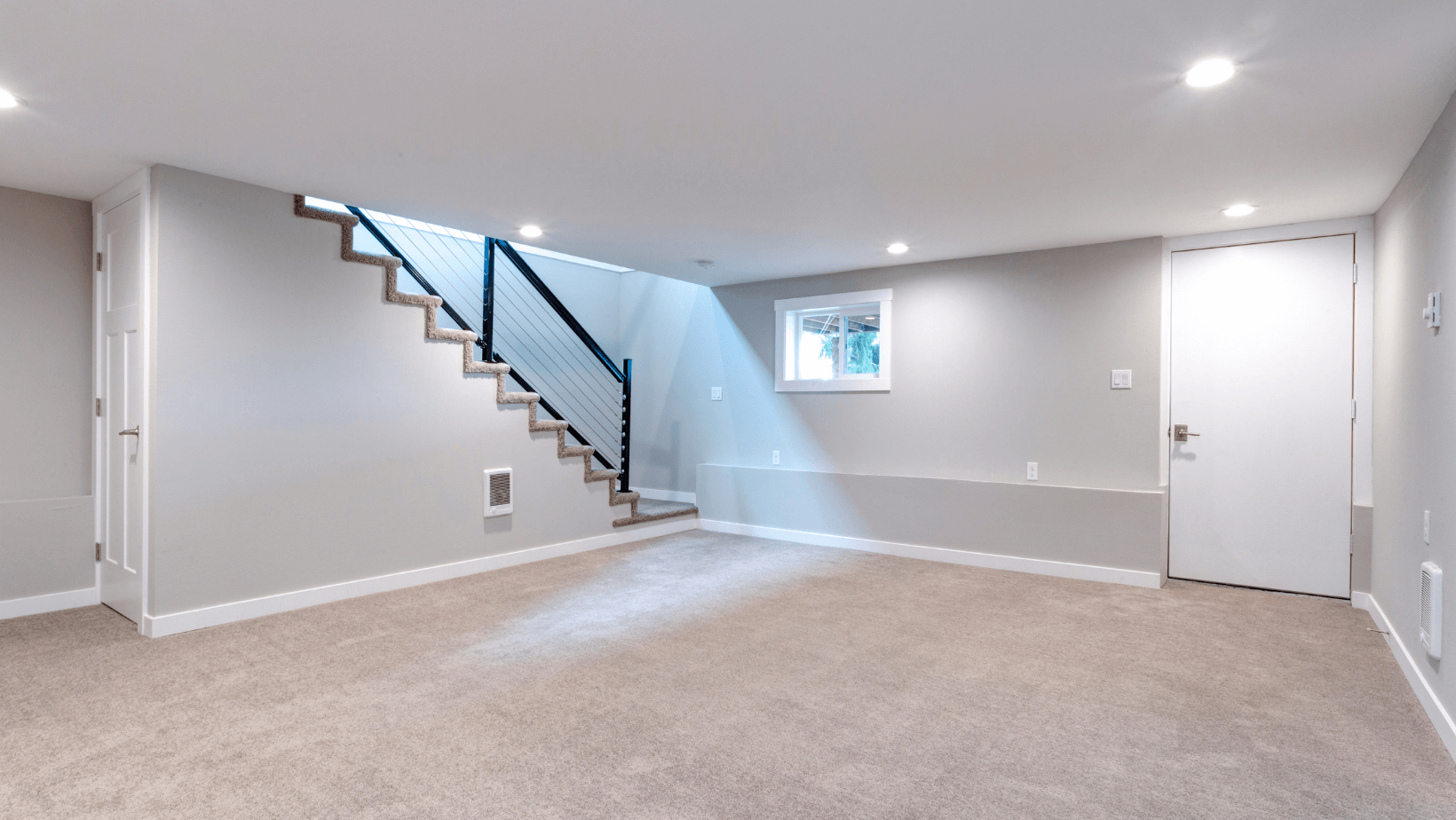 Finished basement