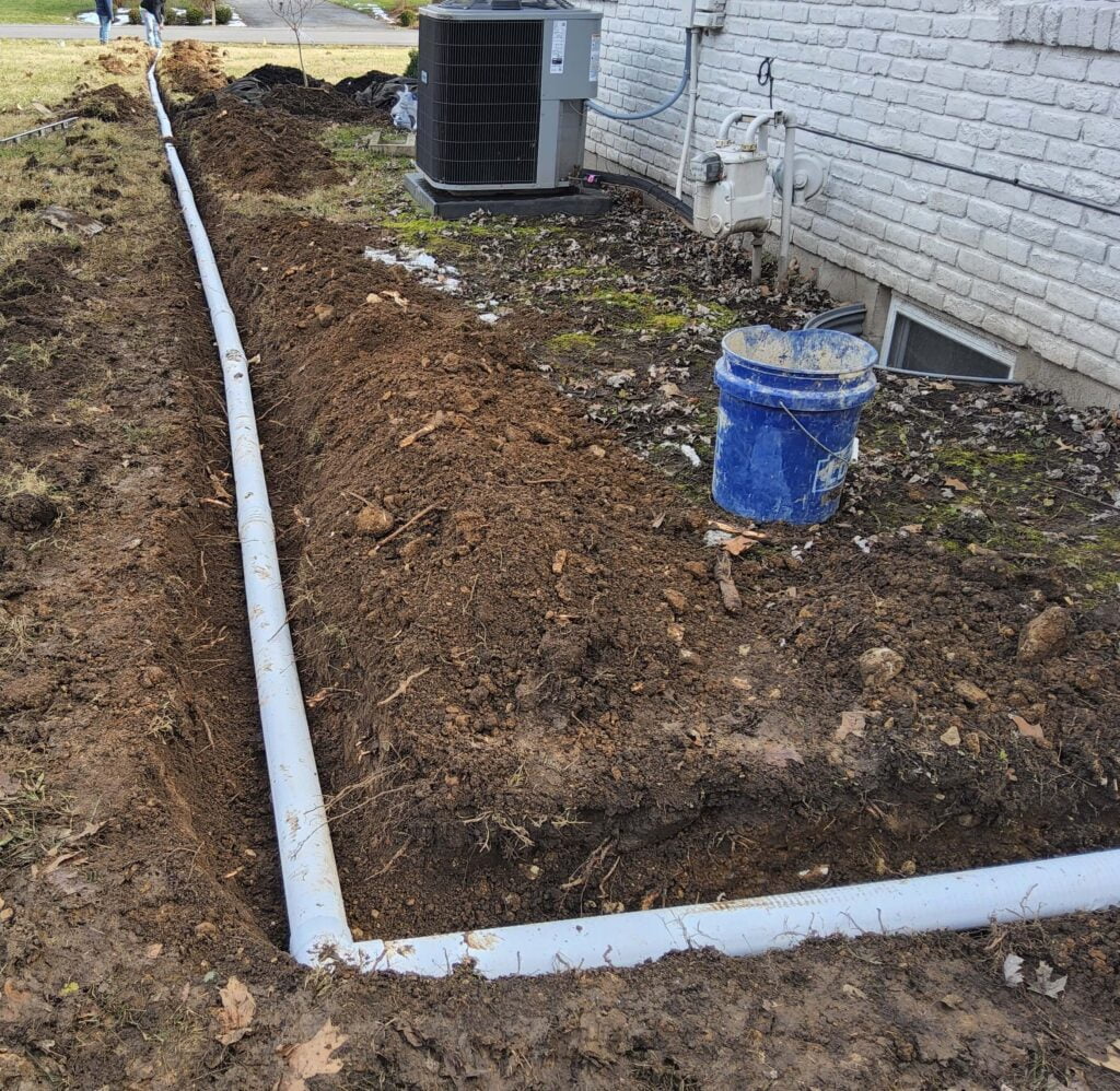 drainage for downspouts