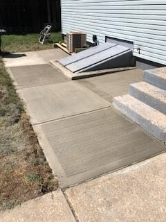 concrete pour