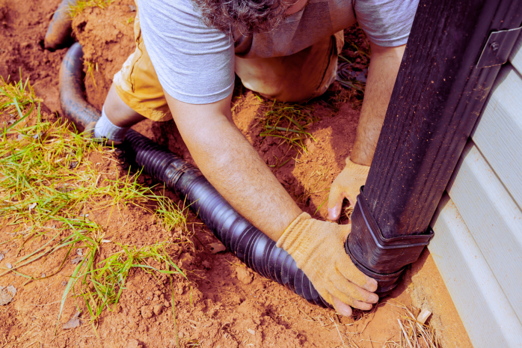 yard drainage installation in Columbus, OH