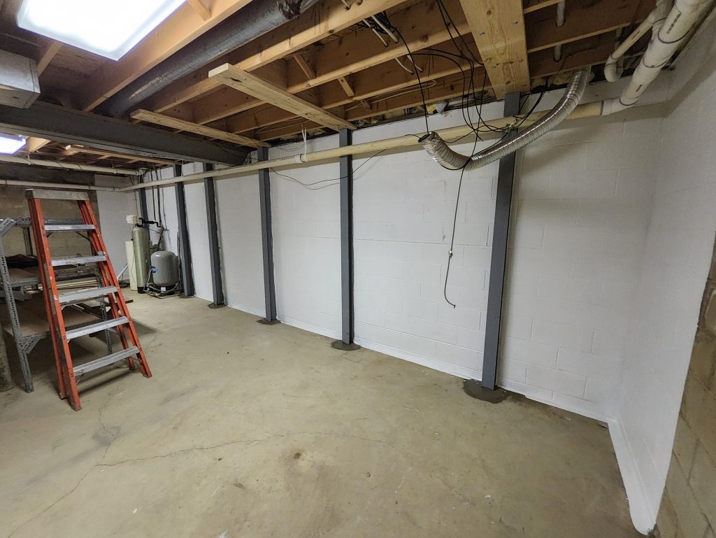 After Basement Waterproofing